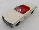 Vintage Matchbox Series #27 Mercedes 230SL Cream Red Interior VG Condition