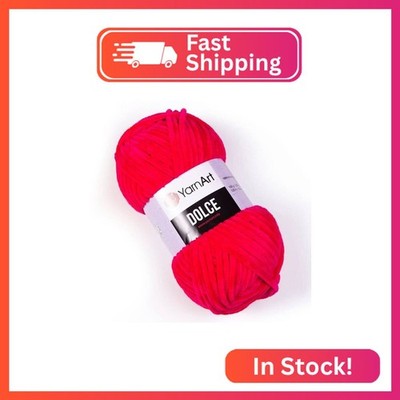 Yarn Art Dolce Yarn 100% MicroPolyester Velvet Blanket Amigurumi Super Bulky :6 