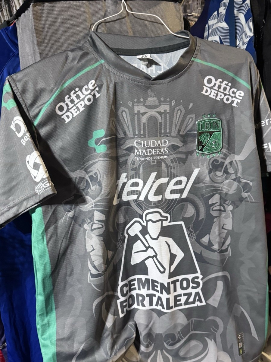 Club León Third Jersey Med – Gray/Green Liga MX | eBay