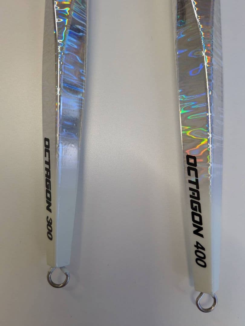 CB ONE Octagon Metal Jig Keimura Silver/Glow Tail 14.1/10.6 in Fishing Lure - Image 3