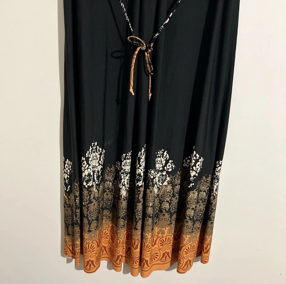 Caroline K Morgan Size L Womens strapless summer Dress Sleeveless Stretch Casual - image 3 of 4