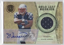 2011 Gold Standard Leaf Rookies Materials Signatures 48/50 Shane Vereen Auto 2y8