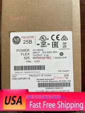 New Allen Bradley 25B-D4P0N114 /A Powerflex 525 AC Drive 2HP Surplus SEALED