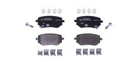 Hinterachse Hella 8DB 355 037-951 Bremsbelagsatz, Scheibenbremse FüR MERCEDES-BE