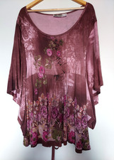 Tunika beere/rosa  3/4-Zipfelärmel Gr.48/50 neu/ungetragen