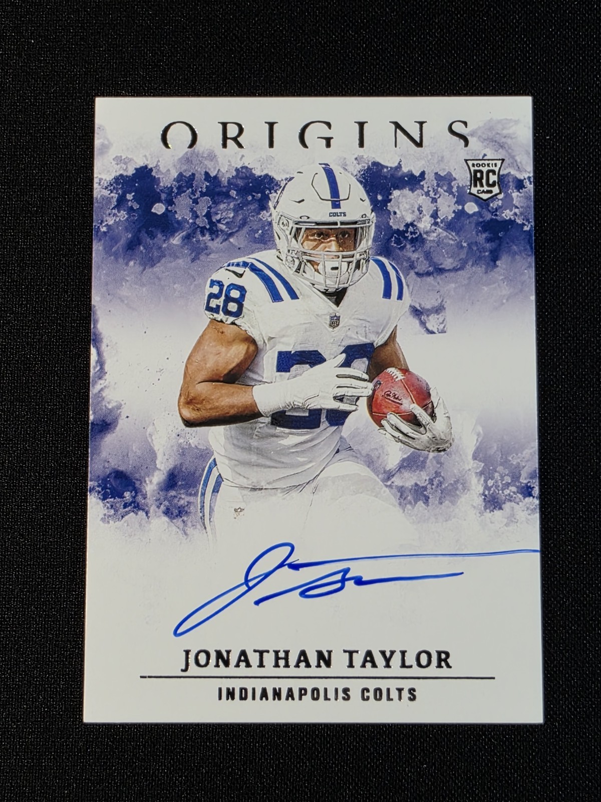 Jonathan Taylor 2020 Panini Origins #RA-JT Rookie Auto RC Indianapolis Colts