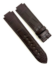Cartier Ballon Bleu 42mm 20mm x 18mm Burgundy Alligator Watch Strap Authentic