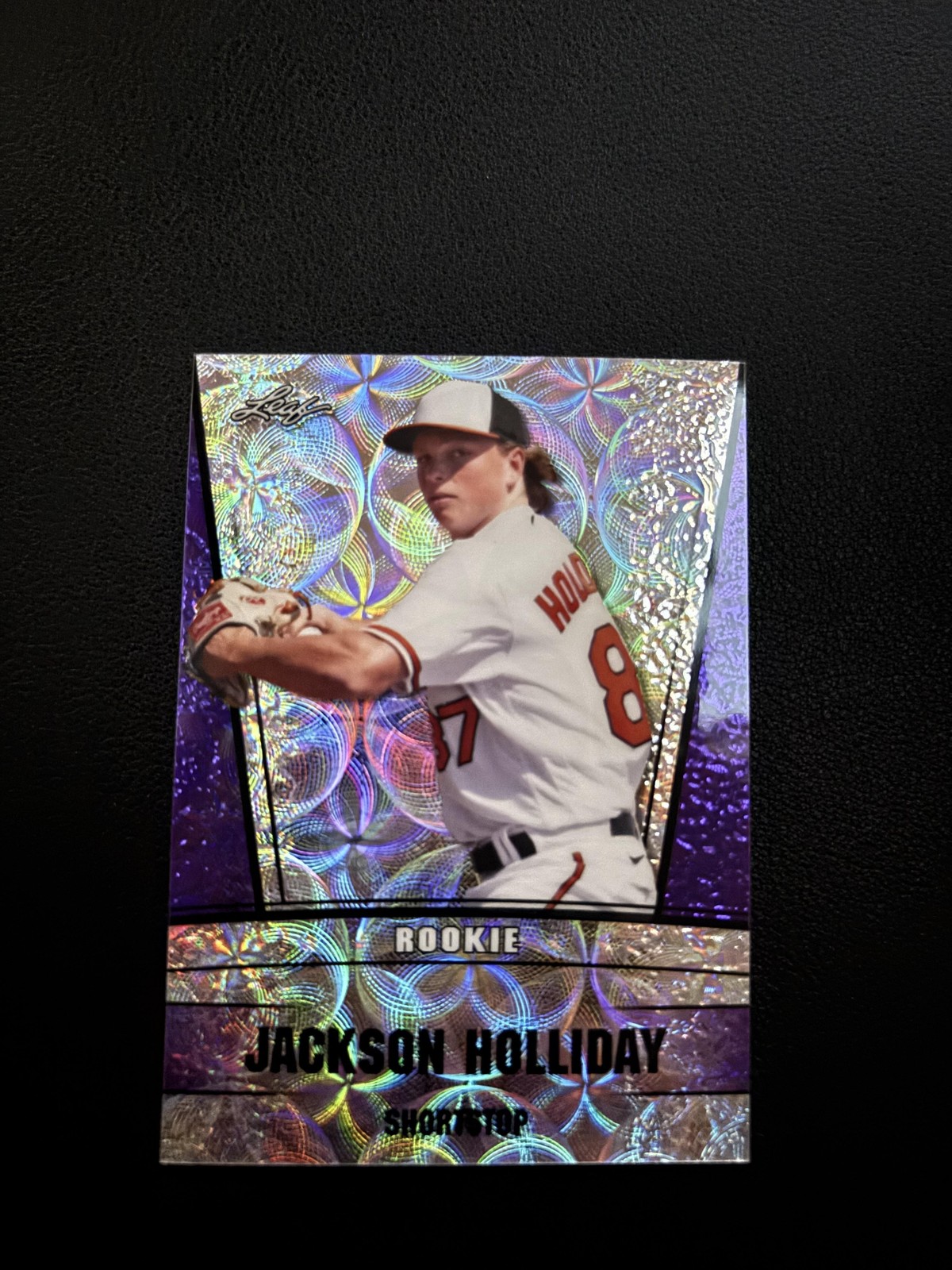 Jackson Holliday 2023 Leaf Metal Rookie RS39 Purple /15 RC