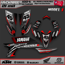 Yamaha YFZ 450 graphics kit 2003 2004 2005 2006 2007 2008 stickers decals kit 21