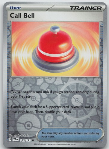 Call Bell 165/191 Reverse Holo Uncommon SV08: Surging Sparks
