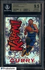2018-19 Panini Crown Royale KABOOM! #4 Stephen Curry SSP CASE HIT BGS 9.5