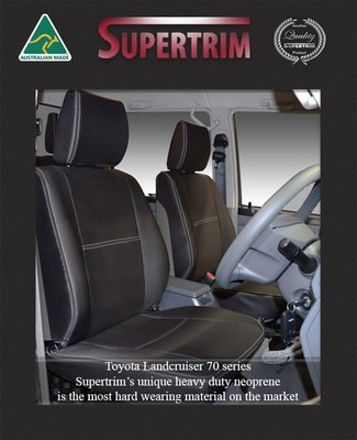 Toyota Landcruiser 70, 76, 78, 79 Series Neoprene Seat Covers