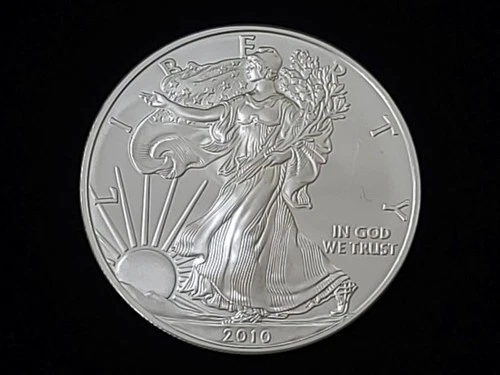 2010 American Eagle $1 1 oz Fine Silver Brilliant Uncirculated #1 NICE!