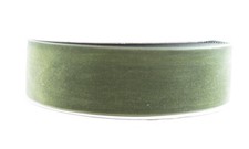 1-1/2-Inch Wide Ribbon, Olive Velvet