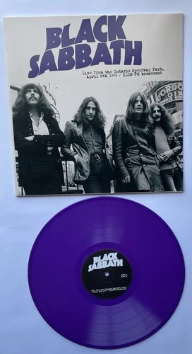Black Sabbath -Motor Speedway Ontario 4/6/74  VINYL LP Lightly Used
