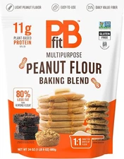 (Free Duty Tax) PBfit Peanut Flour Baking Blend - Gluten Free & Non GMO - 11