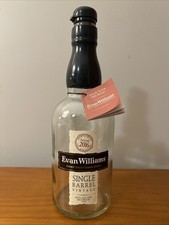 EVAN WILLIAMS SINGLE BARREL VINTAGE 2016 KENTUCKY  BOURBON  WHISKEY EMPTY BOTTLE