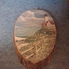 Wood Slab Prints  (2) Lighthouse In Maine 6.5”x10” And 7.5”x11” — photo 2