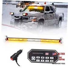 Led Strobe Light Bar White Amber 9 Key Switch 80pcs Led 20 Modes 32inch Led Strobe Light Bar White Amber 9 Key Switch 80pcs Led 20 Modes 32inch