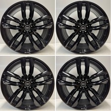 Audi Q7 SQ7 21” S-Line Double Spoke Alloy Wheel Set Refurbished Black Genuine