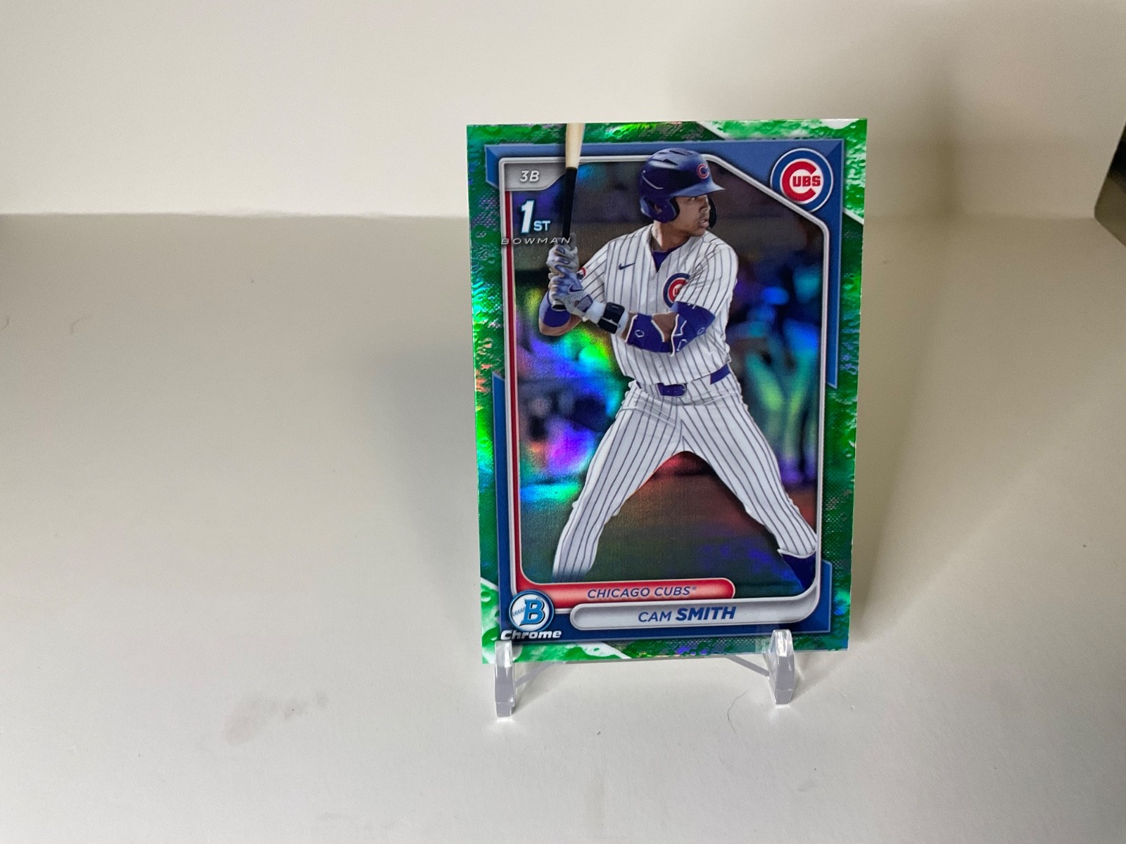 2024 Bowman Draft - Chrome Cam Smith #BDC-67 Lunar Glow Refractor (RC)