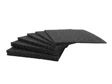 1 bis 10 Stück Terrassenpads GRANULAT Bautenschutzmatte 4mm Gummimatte