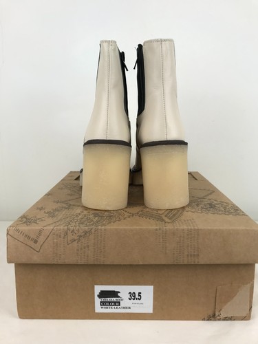 FREE PEOPLE 'James' White Leather Chelsea Boots UK6½ EU39½ US9½ RRP$198 - Picture 10 of 19