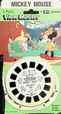 Mickey Mouse 3d View-Master 3 Reel Packet - The Brave Little Tailor