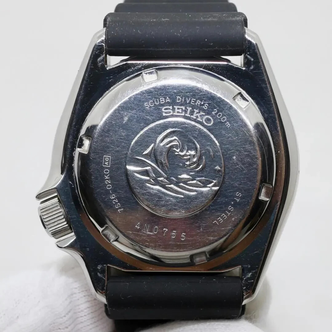 SEIKO SCUBA DIVER'S 自動巻 7S26-02K0 稼働品 Seiko 7S26-02K0 Scuba Diver'S Automatic Volume Working Item
