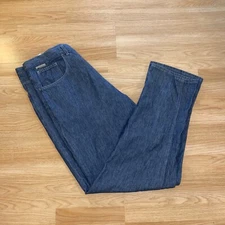 Pantalon Vaqueros Ice Jeans Para Hombre Lavados En Azul Oscuro Casual Talla 42