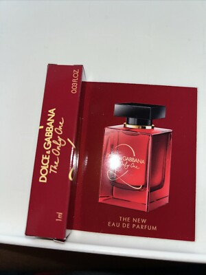 Dolce & Gabbana THE ONLY ONE 2 * 0.03 oz 1 ml EDP Spray Mini/Travel Sample Vial