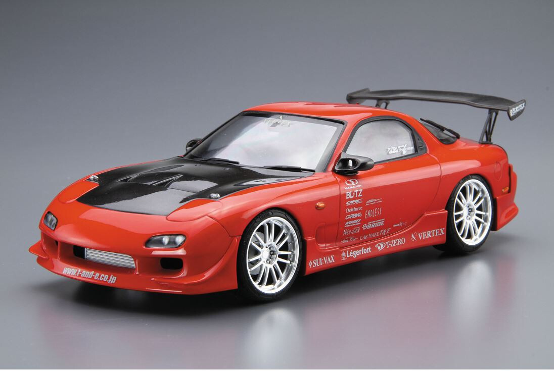 ホットワークスMazda RX-7 Vertex RX-7 1/24 Aoshima 1/24 MAZDA RX7 Vertex 1999 FD3S Plastic Model Kit | eBay