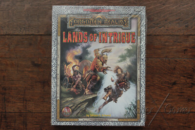 Lands of Intrigue Forgotten Realms Box Campaign AD&D 2nd Ed TSR 1159 SHRINK