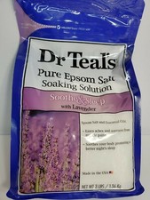Dr. Teal's Pure Epsom Salt Soothe Sleep With Lavender 3Lbs Bag