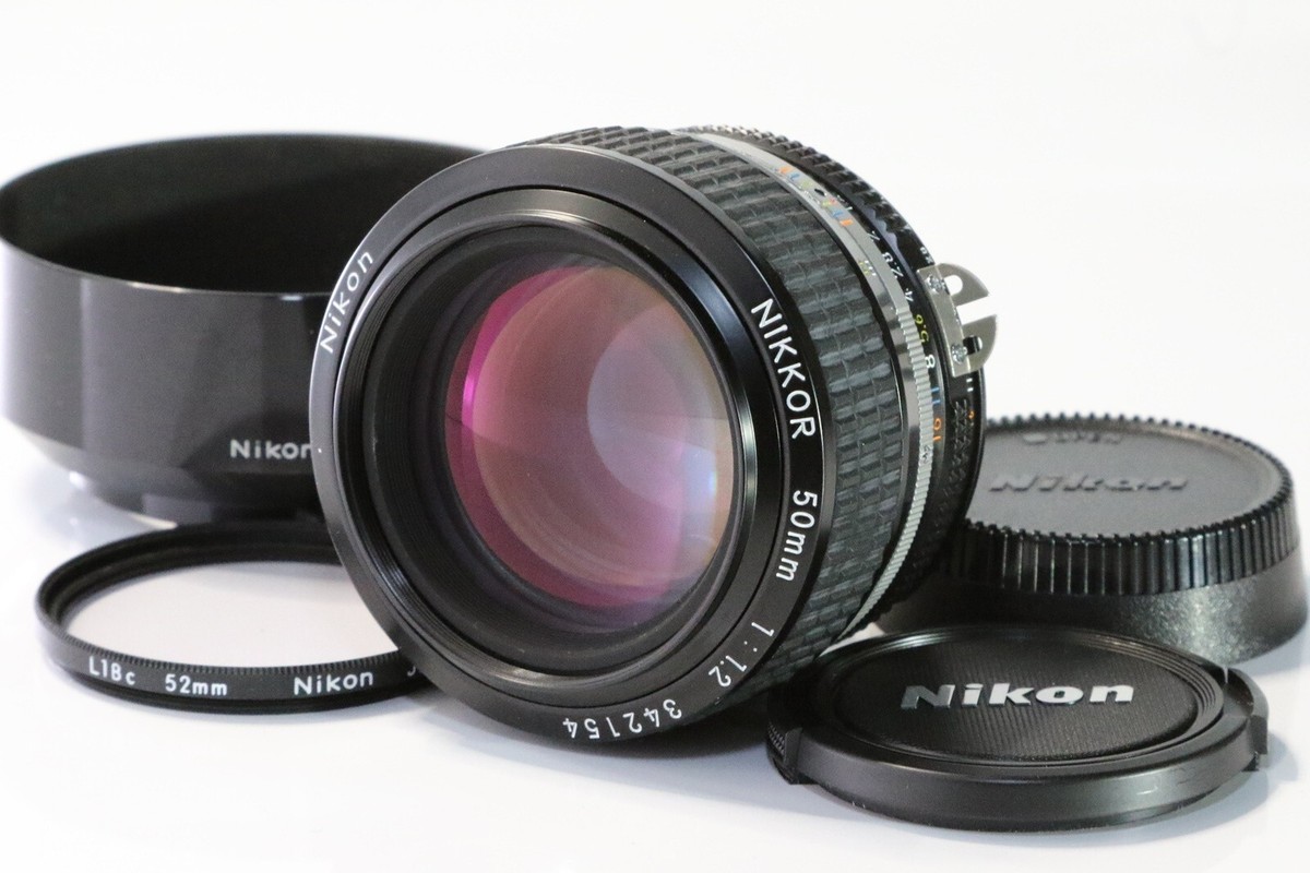 超美品 NIKON AI-S NIKKOR 50mm f1.2 MF C526 Top Mint] Nikon Ai-