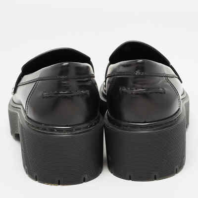 Hermes Black Leather Hitch H Logo Loafers Size 37 | eBay Hermes Black Leather Hitch H Logo Loafers Size 37 | eBay