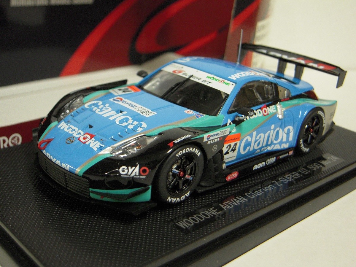 Ebbro 1/43 Woodone Advan Clarion Z #24 Super GT500 2007 J P. de