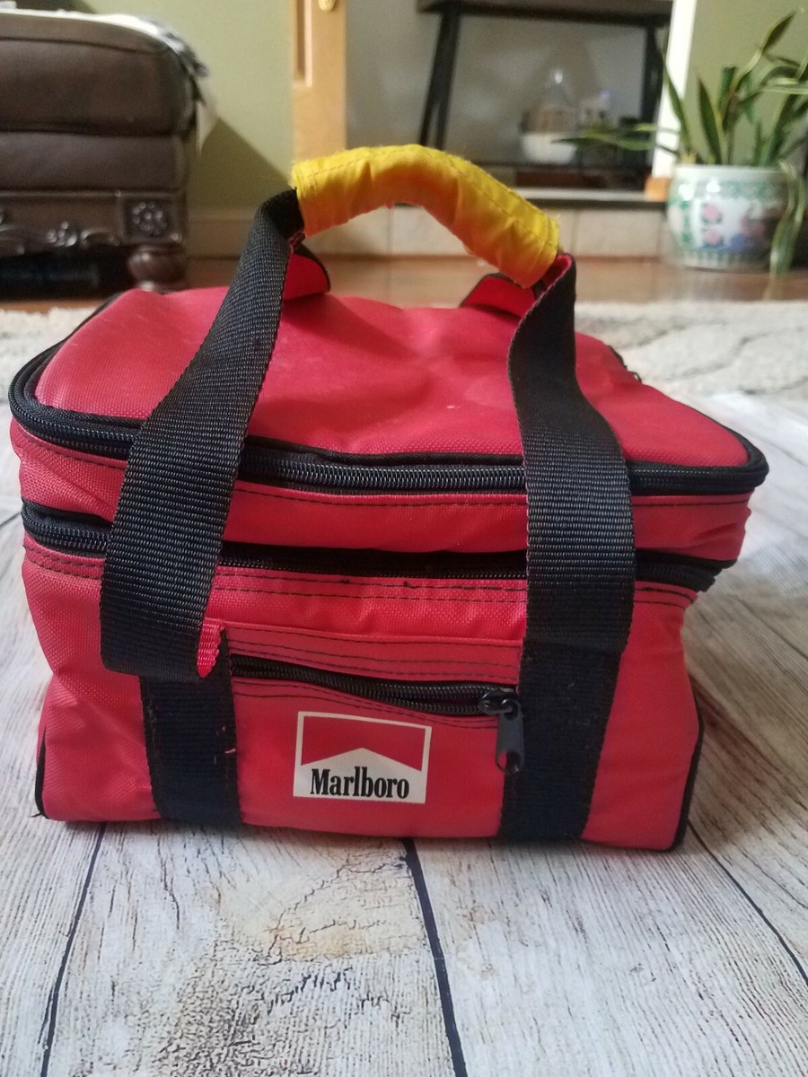 Vintage Marlboro Insulated Red Lunchbox Lunch Bag Food Drink