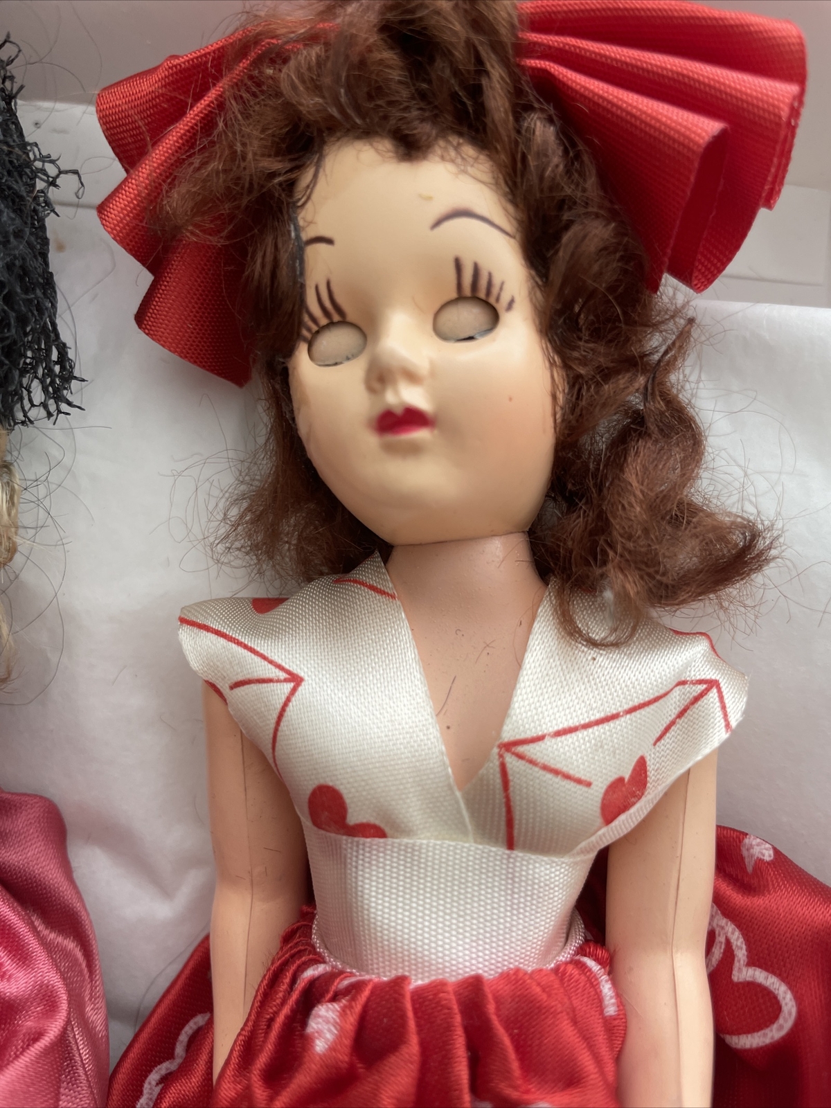 at cheap Bundle of 4 Vintage Plastic Dolls with blinking Toys