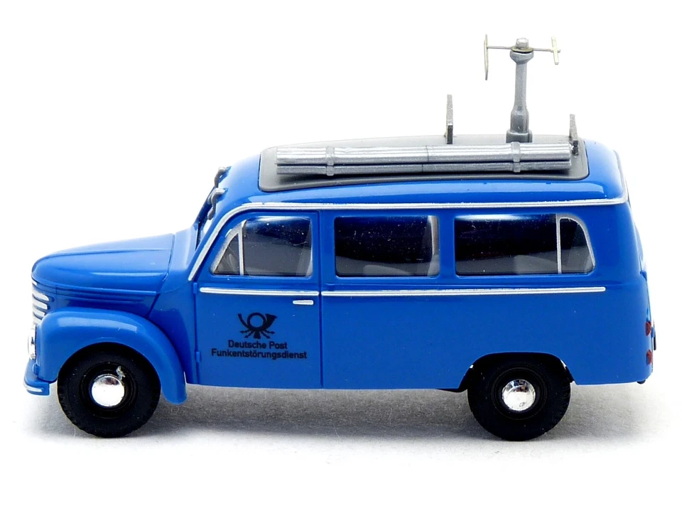 Busch 51259 - Barkas Framo V901 / 2 Bus blau Deutsche Post DDR - 1:87 H0 - Bild 3 von 3