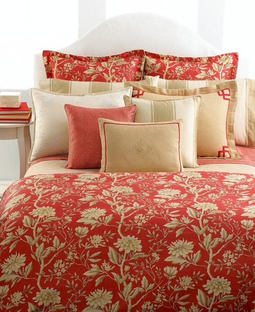 RALPH LAUREN VILLA CAMELLIA QUEEN FULL COMFORTER STANDARD SHAMS eBay