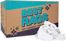 Terry Towel Cleaning Rags, Package Options, White, Multipurpose 14x14 to 20x20