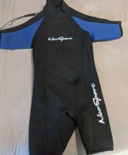 Black/Blue Size 6 2mm Kid's Youth NeoSport Shorty Wet Suit - Excellent Used Cond