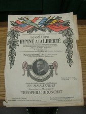 Partition Hymne  la libert  Trosselli Music Sheet"