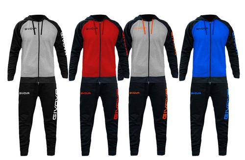 Tuta da Ginnastica Givova Felpata modello S.King Uomo Donna Varie taglie e  color | eBay
