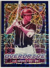 2021 Panini Overdrive BLUE VELOCITY #2 HA-SEONG KIM San Diego Padres * RC