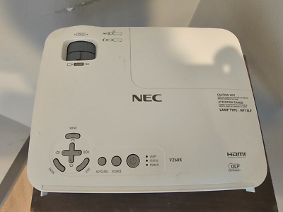 LOT OF TWO (2) NEC NP-V260X HDMI VGA Projector V260x NP13LP | eBay