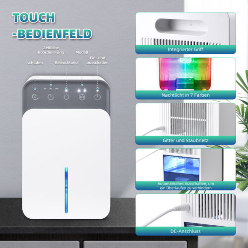 Deumidificatore Elettrico Deumidificatore Ambiente Deumidificatore Asciuga Edilizia - Foto 7 di 16