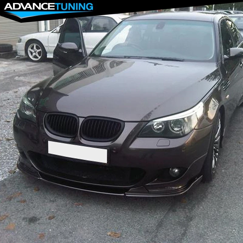 Fits 04-10 BMW E60 5 Series H PU Front Bumper Lip Spoiler Chin Lip Unpainted - Image 3 of 4
