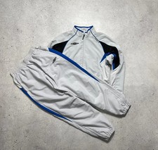 Umbro Vintage Nylon Track Suit Jacket  Pants Drill Y2K